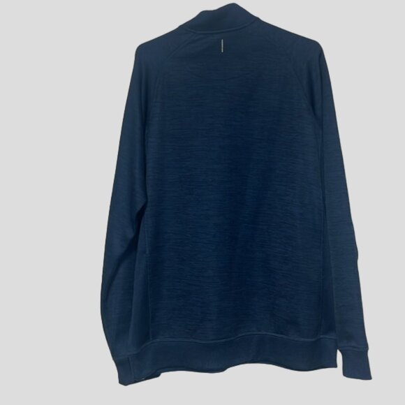 NWOT Sunice Stormpack Men's 1/4 Zip Blue/Black Heather Pullover Athletic Jacket - Picture 2 of 12